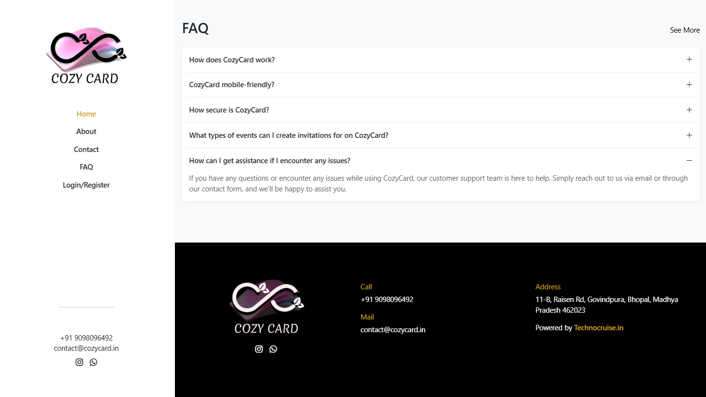CozyCard Image